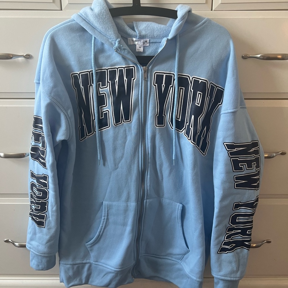 Oversized Zip Up Hoodie